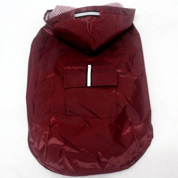 

reflective dog raincoat rain jacket jumpsuit waterproof pet clothes safety rainwear for pet medium large dogs puppy doggy