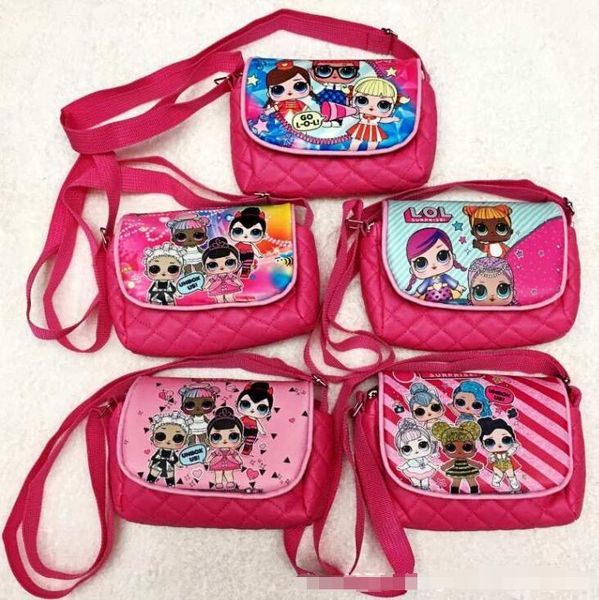 

Dhl lol doll torage bag birthday party favor for girl gift bag draw tring backpack kid toy receive package wimming beach bag