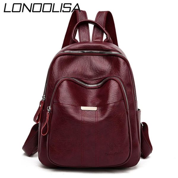 

mochilas bagpack soft leather backpack school bags for teenage girls 2020 new travel backpack back pack sac a dos femme