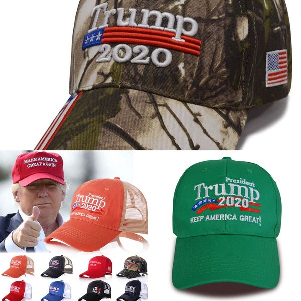 

8ibt4 cap donald trump president america hat campaign 2020 baseball cap make america great again trump camouflage embroidery golf hat, Blue;gray