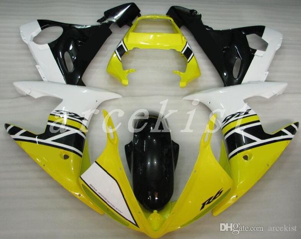 

новые комплекты обтекателей abs для yamaha yzf-r6 2003 2004 2005 yzf r6 03 04 05 yzf600 yzf r6 03-05 бесплатный заказ желтый