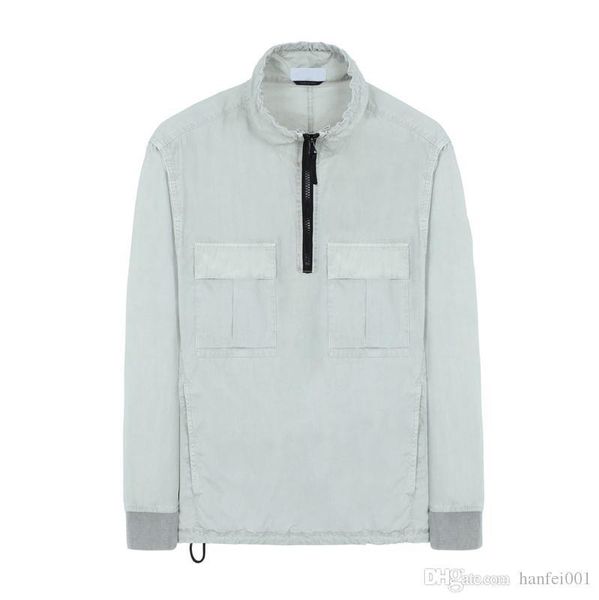 

19fw 117wn smock old garment dye t0ney half zipper jackets men women fashion coat pullover jacket shirt outdoor hfymjk298, Black;brown