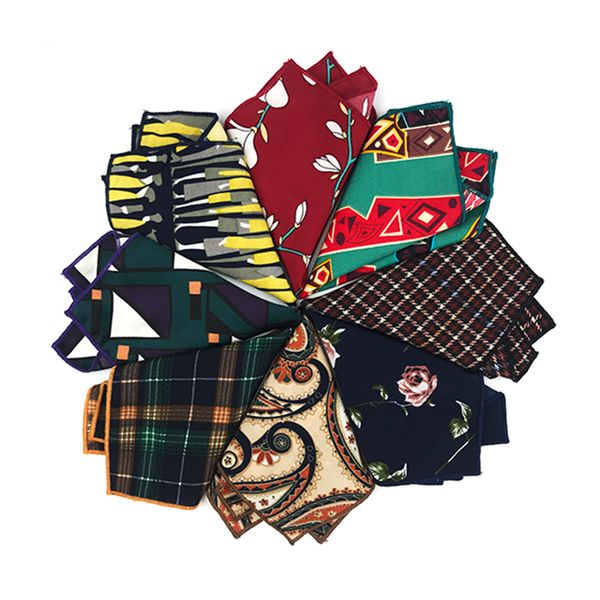 

новая мода повседневная шифон карманный квадрат для мужчин, Black;blue