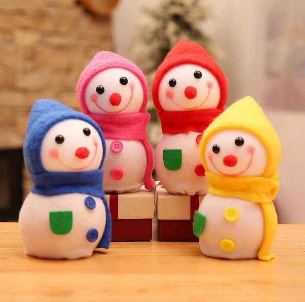 

13 styles christmas apple bag candy christmas decorations for home santa claus snowman apple holder new year gift bag party supplies an2922