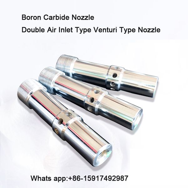 

boron carbide nozzle,high pressure sandblast nozzle,double air inlet type venturi type nozzle