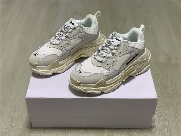 

paris home new autumn and winter womenss thick-soled sneakers menss casual shoes couple wild fashion tide shoes many colors to choose from03, Black