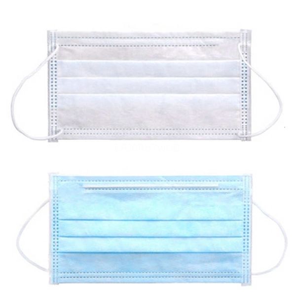 

wholesale blue face mask face mascherine mouth masks home dustproof dust breathing blue face mask facemask