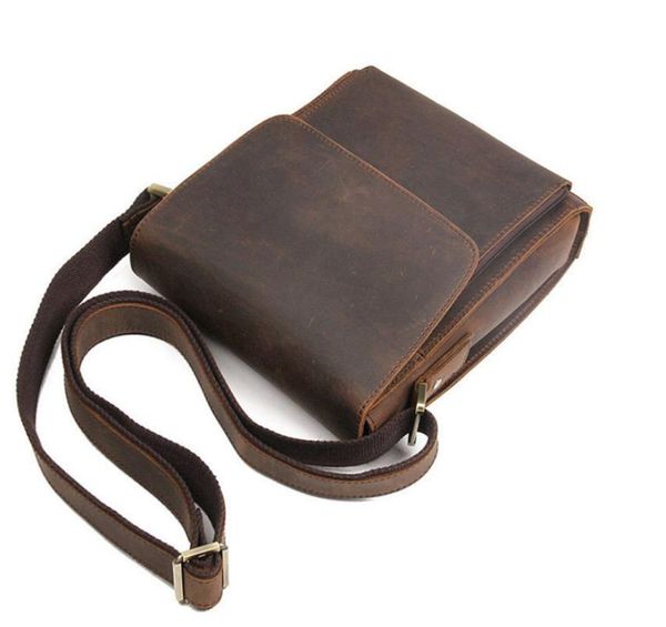 

vintage mens shoulder bags genuine leather men messenger bags men's bag business male crossbody bag small man leather