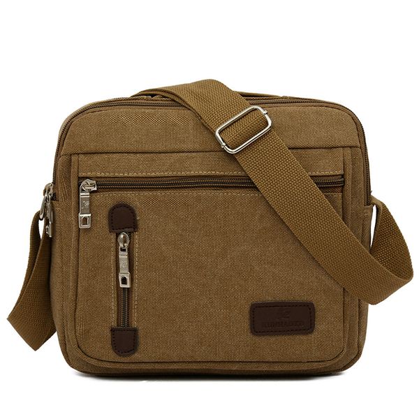 

men bag vintage business messenger bags solid color canvas shoulder crossbody bag male handbag bolsa masculina sacoche #yl5