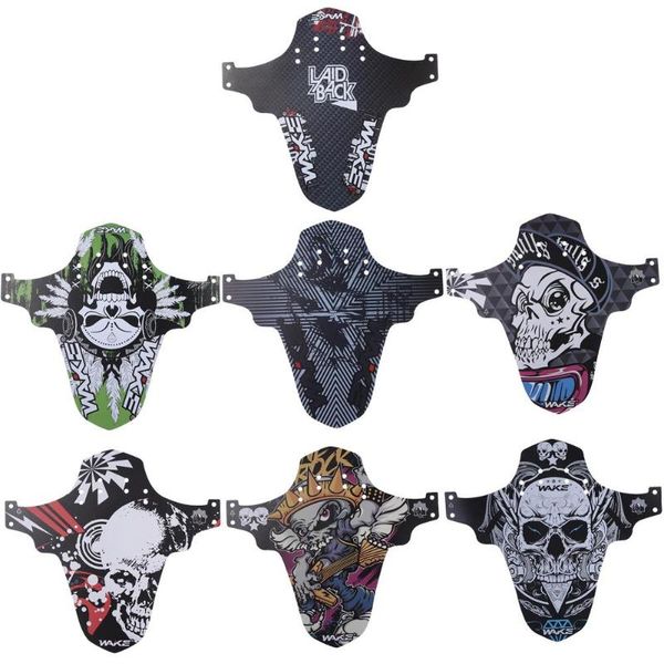 

durable bicycle mudguard front rear mudguard cycling road mtb mountain bike bicycle fender with 5 fixing strap bike accessories