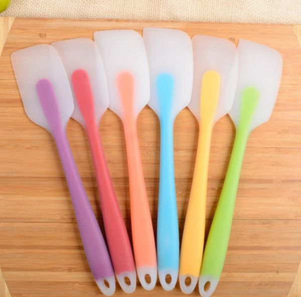 asse dispositivo silicone utensílio de cozinha 21 centímetros macio sem emenda Espátula Butter Creme raspador de escova Baking Criador Hot Sale frete grátis SN401