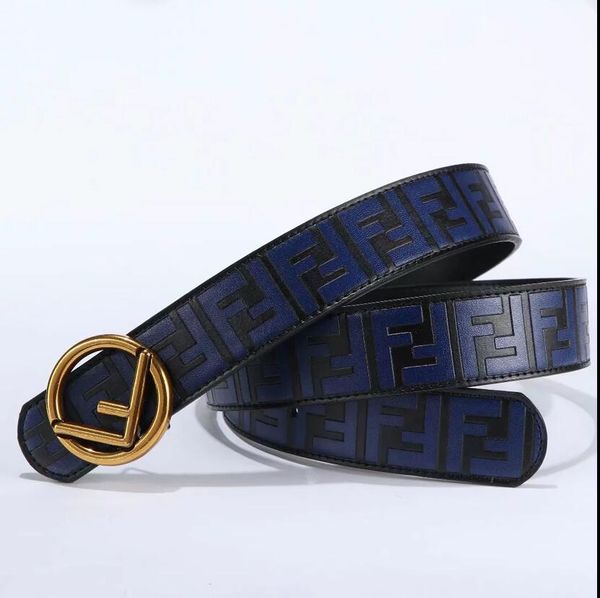 

2019 men's and women's high-grade leather belt black and white designer covee leather belt men's high-grade leather belt 105, Black;brown