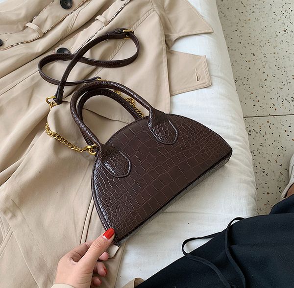 

luxury handbags purses lady designer fashion women bag crocodile skin women shoulder bag fashion shell mini handbag lady cow