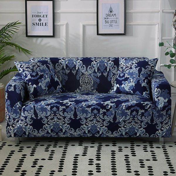 

dreamworld non-slip elastic sofa cover spandex modern polyester sofa couch slipcover living room chair protector 1/2/3/4 seater