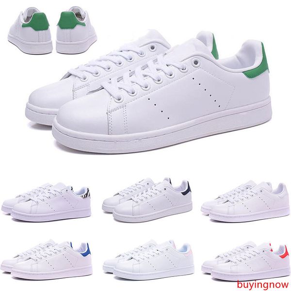 

2019 designer stan shoes fashion smith mens girl womens green black red bule casual leather sports sneakers shoes size 36-45