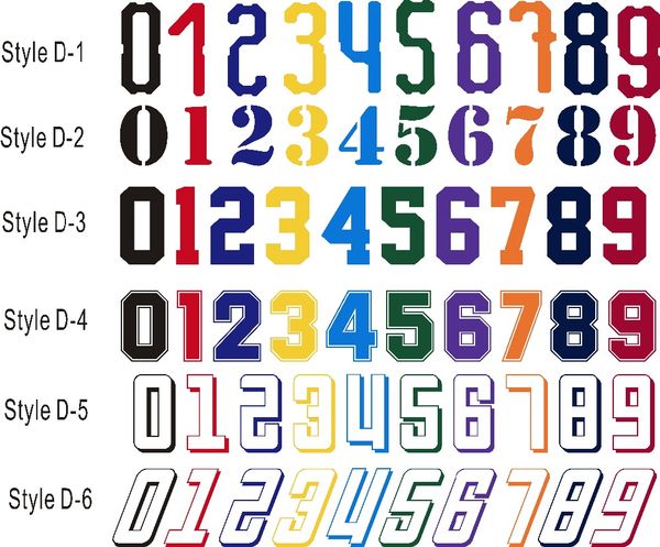 

custom name number