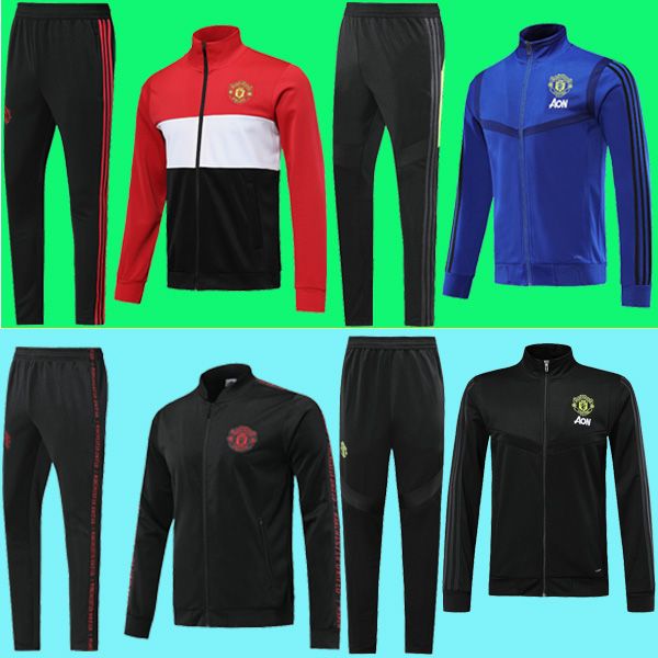 

19 20 Manchester tracksuit Survetement 2018 19 POGBA LUKAKU UNITED Football training jogging suits LINGARD full ZIPPER soccer jacket sweater