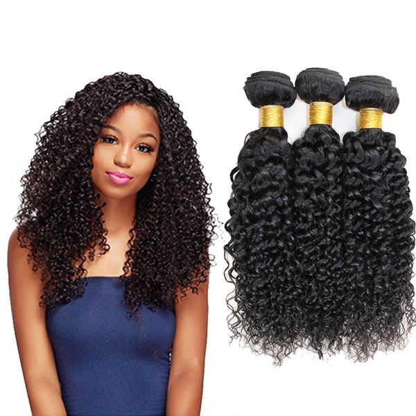 Brazilian Jerry Curly Hair Bundles Afro Kinky Curly Hair Weaving