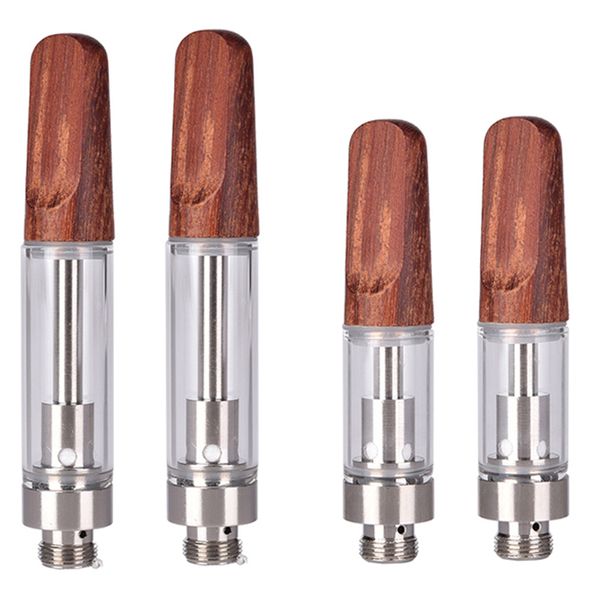 

Dabwoods Картридж Wood Tip 0.5ml 1мл 0,8 мл Керамическая Coil Vape Ручки Картриджи Пустые Испаритель Pen 510 Thread масляный бак