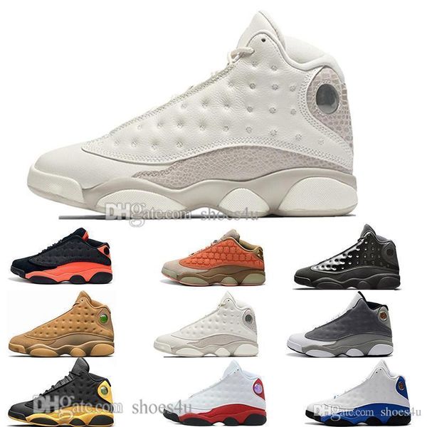 

13 13s cap and gown terracotta blush mens basketball shoes cat black infrared flints bred men sports sneakers designer us 5.5-13