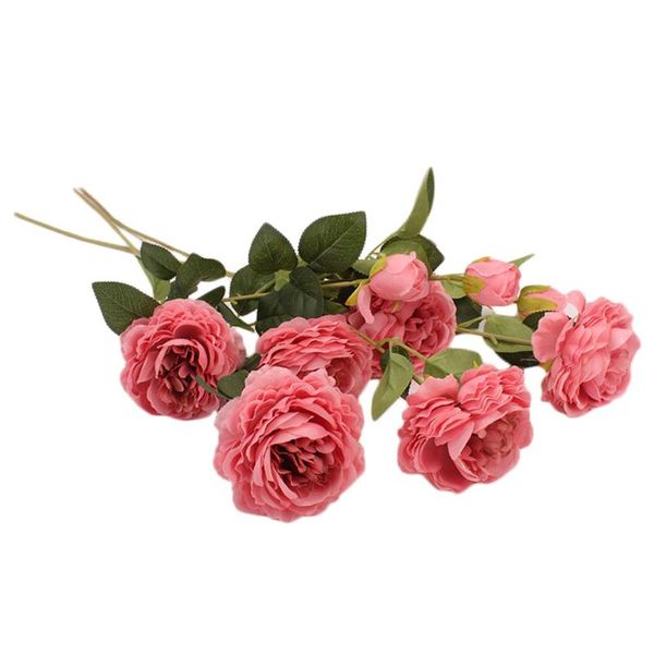 

peony artificial flower latex real touchs bridal wedding bouquet home decor bouquet decorate flowers for wedding wholesale