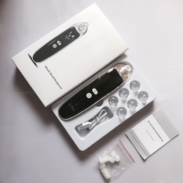 

6 head usb blackhead remover vacuum face nose acne black dot pimple cleaner pore machine