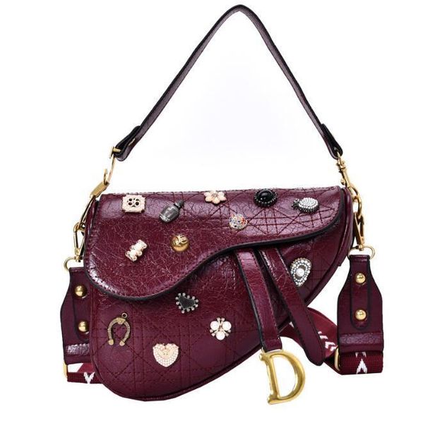 

designer luxury handbags purses style women saddle bag fashion shoulder bag crossbody bags girls sister handbags
