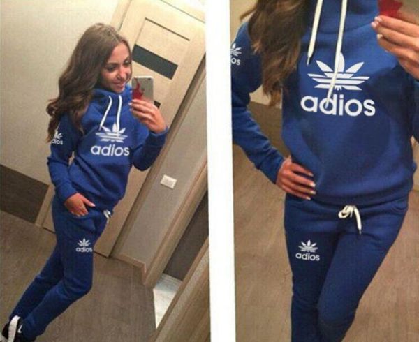 

модные костюмы толстовки set повседневный хлопок 2020 весна новый hoodies костюм женский пуловер спортивная открытый плюс размер, White