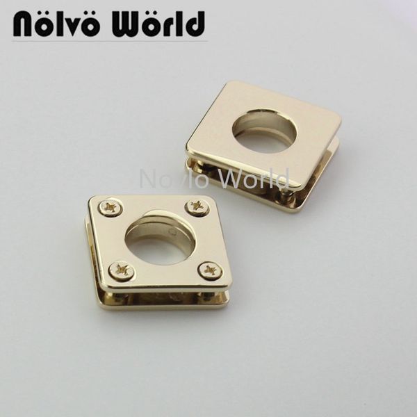 

wholesale 500pcs, inner width 12 mm, 2 colors accept mix color, metal square eyelets with grommet for diy leather craft clothes, Black