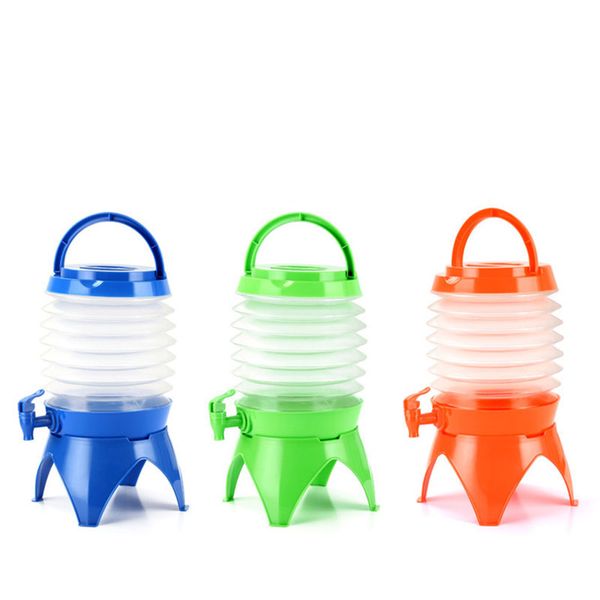 

5.5l water bags camping bucket grade material folding bucket multifunctional outdoor storage drinking foldable water bag
