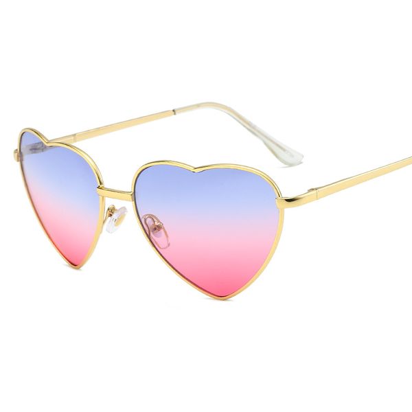 

heart shaped wholesale 2020 fashion metal polarized uv400 kids sun glasses sunglasses, White;black