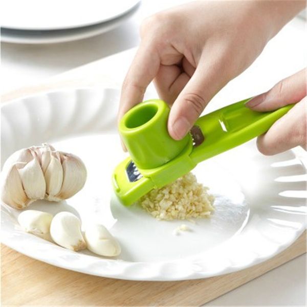 

multifunctional stainless steel garlic press vegetable cutter ginger grinder garlic masher easy to clean kitchen supplies