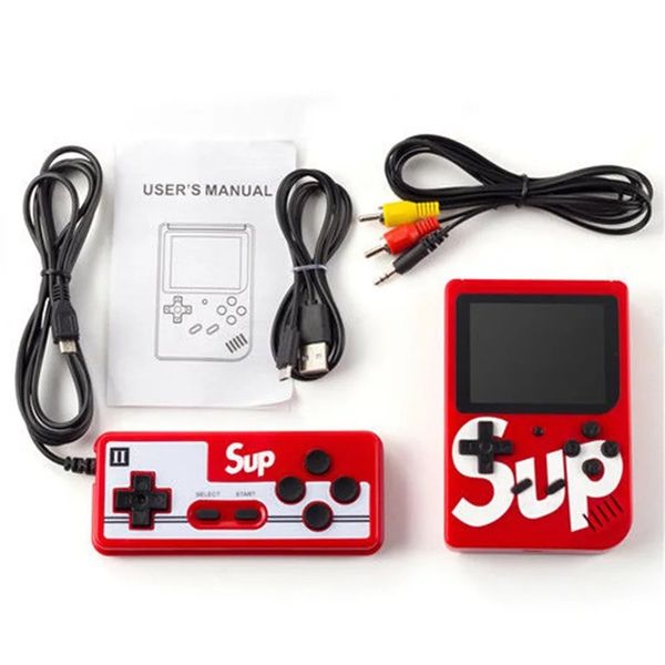 

factory direct sell sup mini handheld game console sup plus portable nostalgic game player 8 bit 400-in-1 games fc games color lcd player