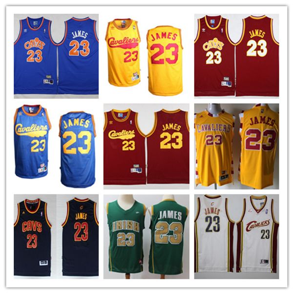 

Ретро Винтаж Сент Винсент Мэри Старшая Школа Кавалеры Лейкерс Ирландский Леброн Джеймс Джерси Баскетбол Зеленый Леброн Джеймс Рубашки