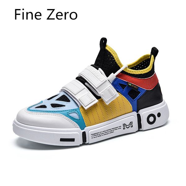 

new brand fashion outdoor orange platform men shoes for couples microfiber colorful high men sneakers espadrilles hombre, Black