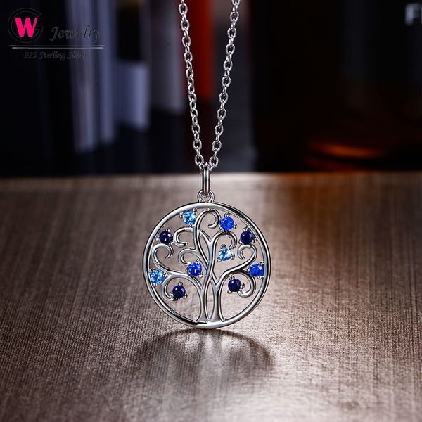 

fashion jewelry women jewelry 925 sterling silver tree of life pendant for women necklace silver chain 2019 vintage gw brand