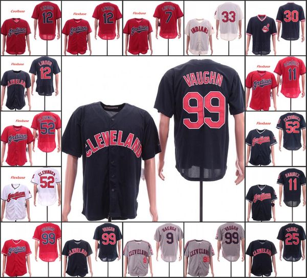 

Francisco Lindor Kenny Lofton Rick Vaughn Indians Stitched Jersey Jim Thome Tyler Naquin Mens All Sewn Embroidered Jerseys