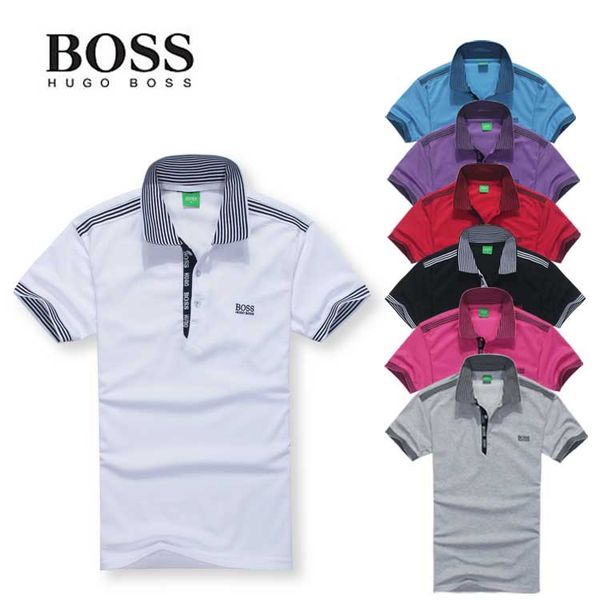 

bosses polosshirt hugo men solid cotton shorts polos summer casual polos homme t-shirts mens polos shirts poloshirt, White;black