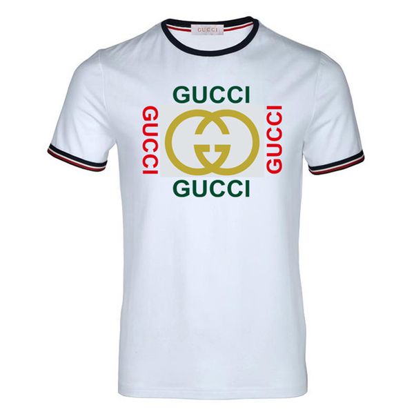 

new short sleeve t-shirt men's wear 2020 summer new half sleeve men's fashion trend print bottoming shirt, White;black