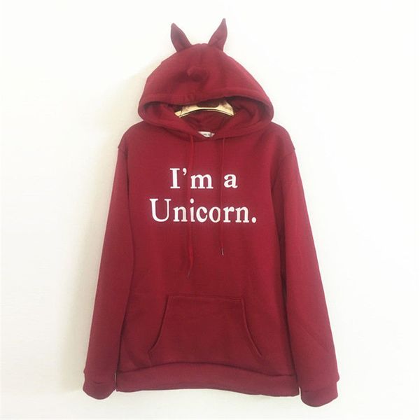 

Women Unicorn Long Sleeve Hoodie Sweatshirt 2019 New Arrival Autumn Winter Jumper Pullover Tops Coat Sudaderas Mujer
