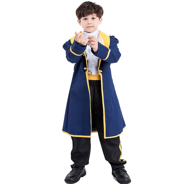 

kids boys prince beast costume costume cosplay fantasy halloween costumes for children cosplay, Black;red