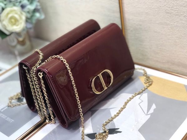 

new lady's single shoulder bag high-end custom quality diagonal cross bag fashion trend leisure style gold metal accessories with non-d