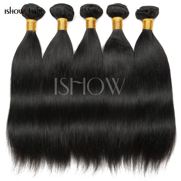 Brazilian Virgin Hair Peruvian Natural Human Straight Weave Hair