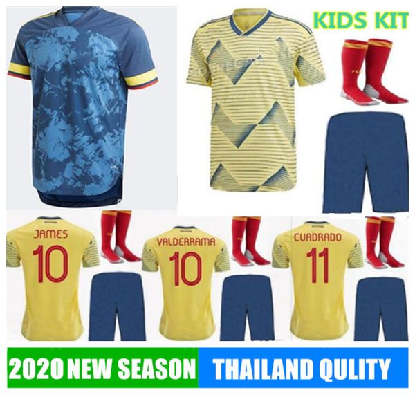 

2020 soccer jersey home away falcao cuadrado valderrama james calcio fÃºtbol football world cup 13 guarin, Black;yellow