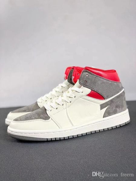 

nkjo1a 2020 basketball shoes 1 1s sneakers nstuff 20th anniversary luxury shoes sail/wolf grey-gym red white ct3443-100 size36-46
