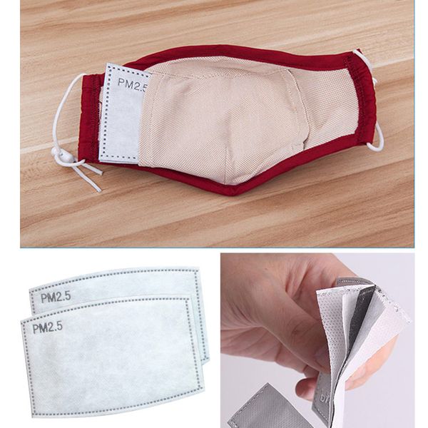 

in stock cotton face mask anti pollution pm2.5 dustproof safety face mask washable ruseable with 2 filters