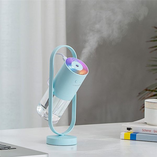 

fashion 200ml magic shadow humidifier night light usb air purification creative car deskbedroom home portable humidifiers