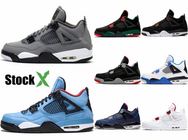 

jumpman 4 4s мужчины баскетбол обувь бред black cat крылья хищники кактус джек неон прохладный серый белый cemmet мужская спортивная обувь к