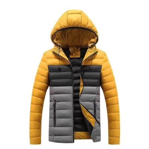 

ad mens designer down jackets parkas hooded warm windbreaker jacket coats, Black