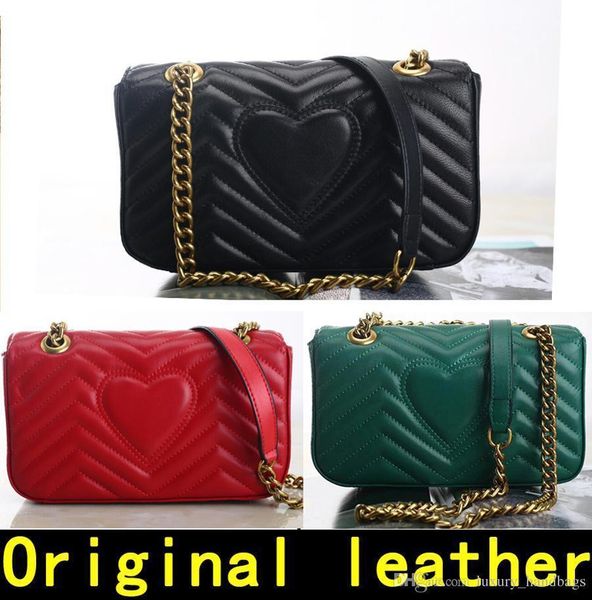 

shoulder marmont bags luxury handbags famous brand designer handbags original sheepskin soft genuine leather bags come with box